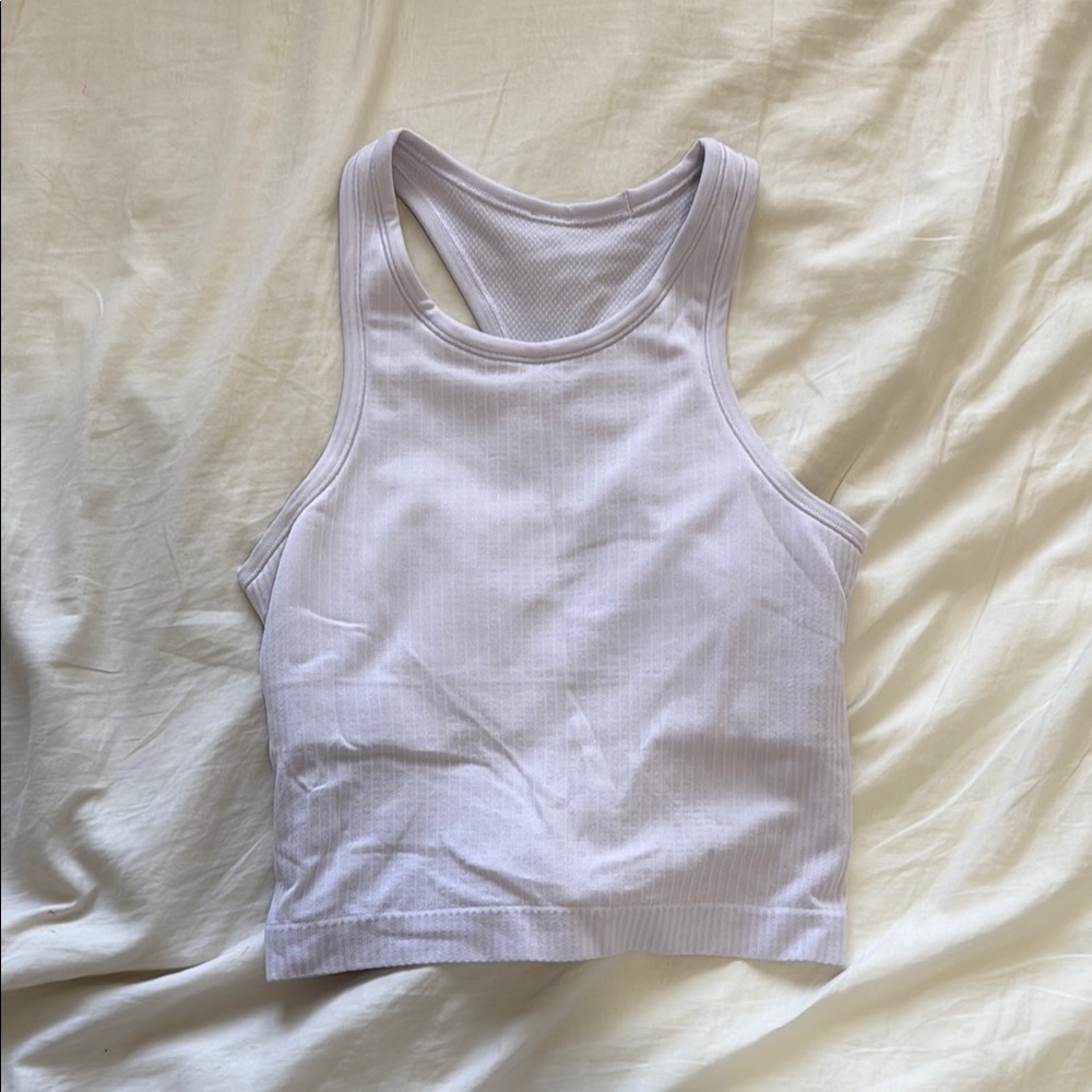 purple lululemon tank top size 4